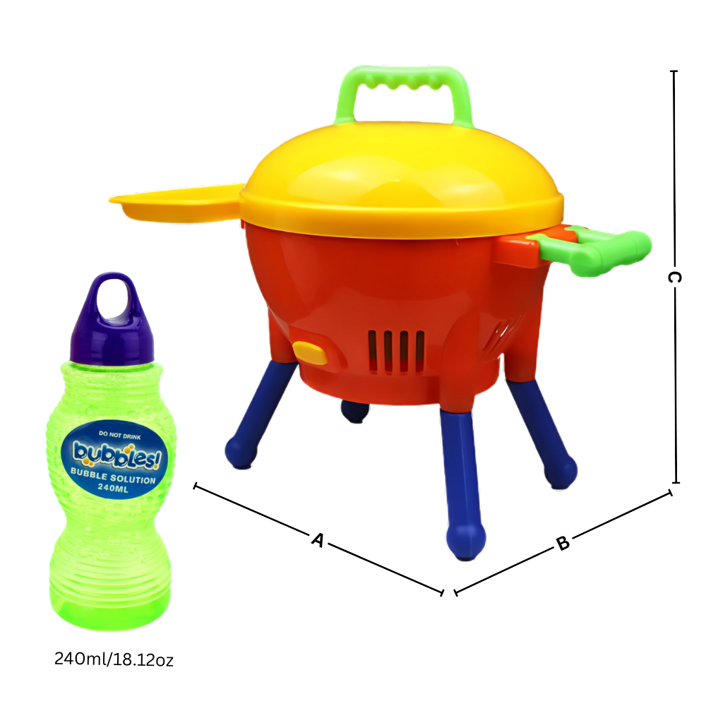 Máquina de burbujas con forma de barbacoa - Ozerty