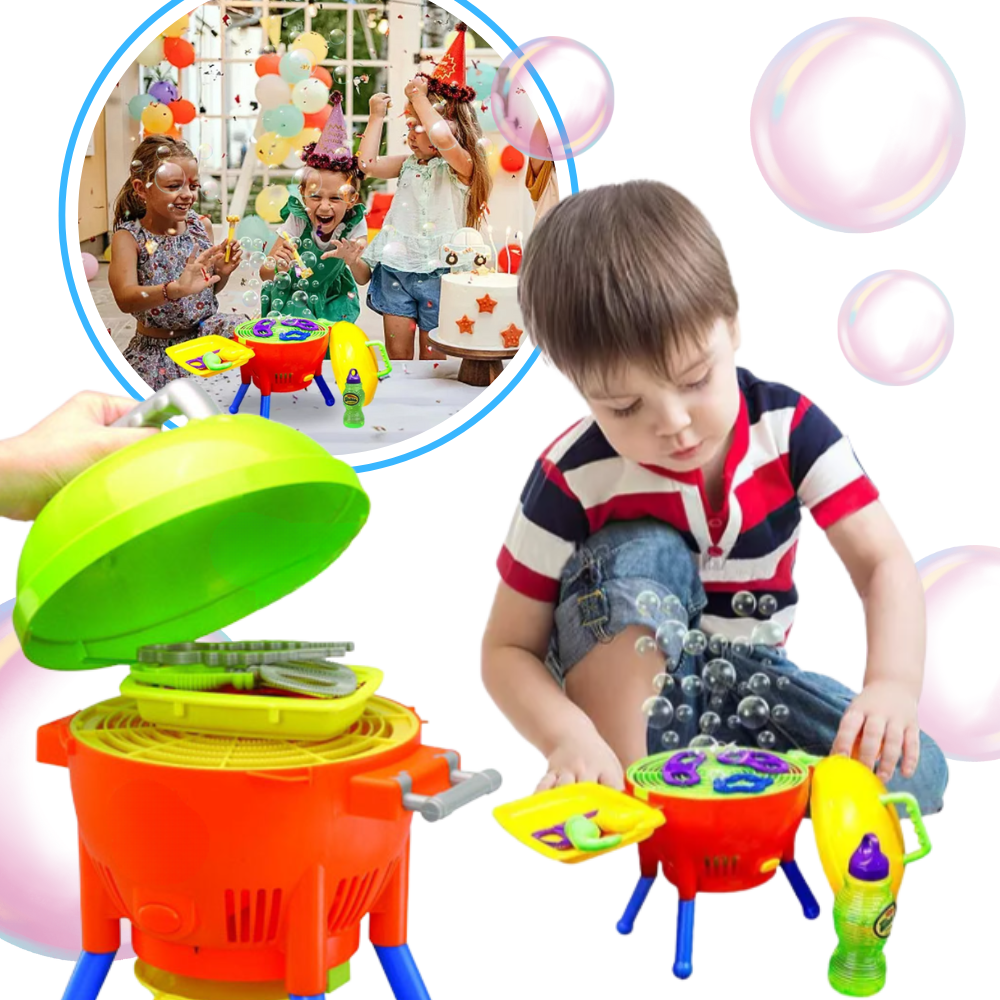 Máquina de burbujas con forma de barbacoa - Ozerty