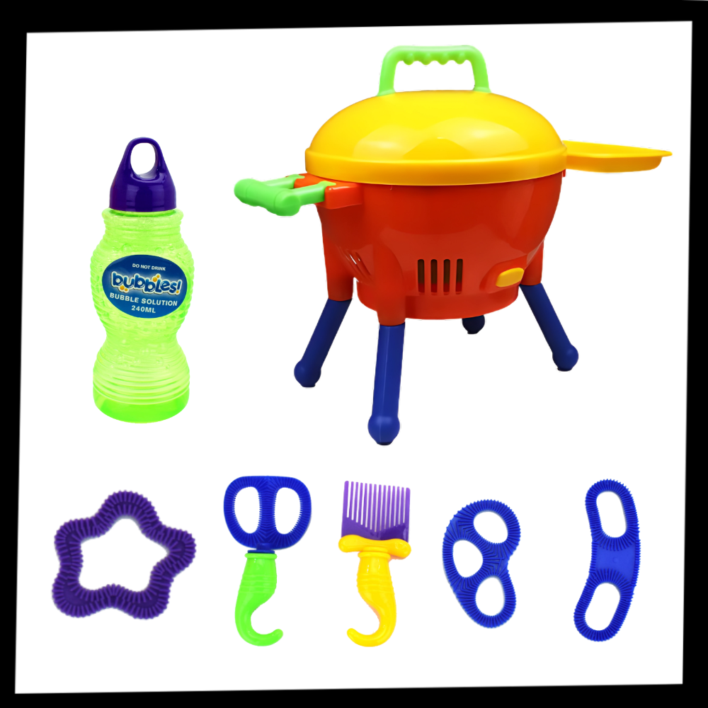 Máquina de burbujas con forma de barbacoa - Ozerty