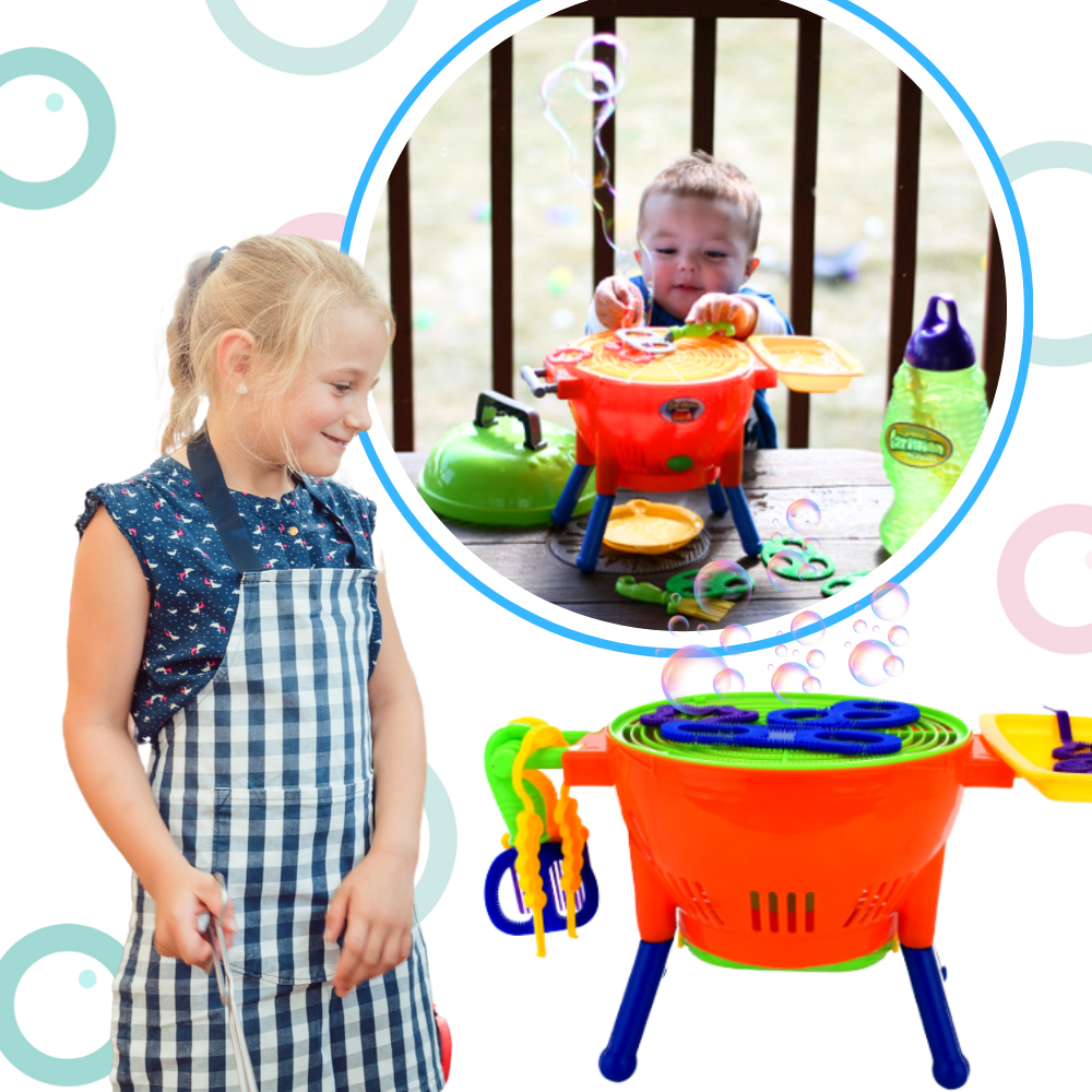 Máquina de burbujas con forma de barbacoa - Ozerty