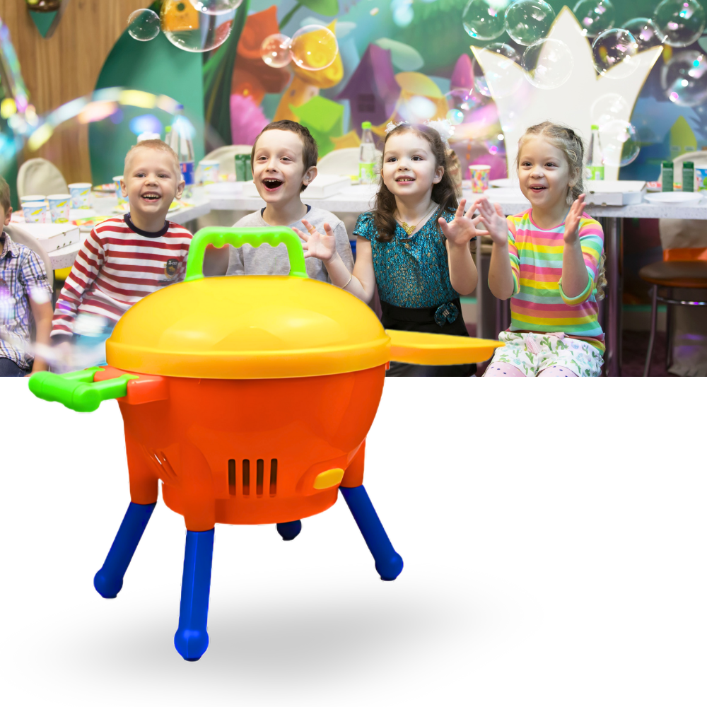 Máquina de burbujas con forma de barbacoa - Ozerty