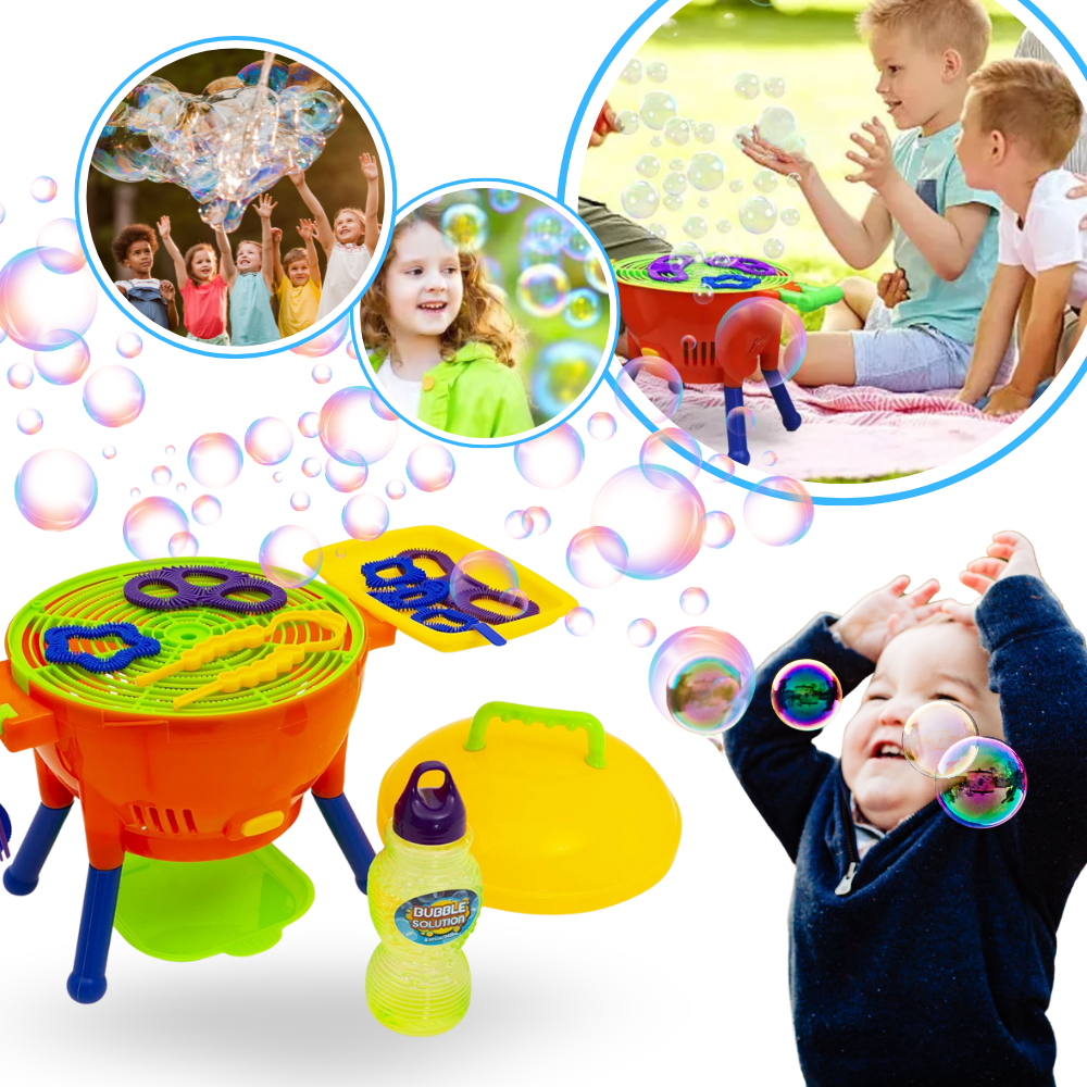 Máquina de burbujas con forma de barbacoa - Ozerty