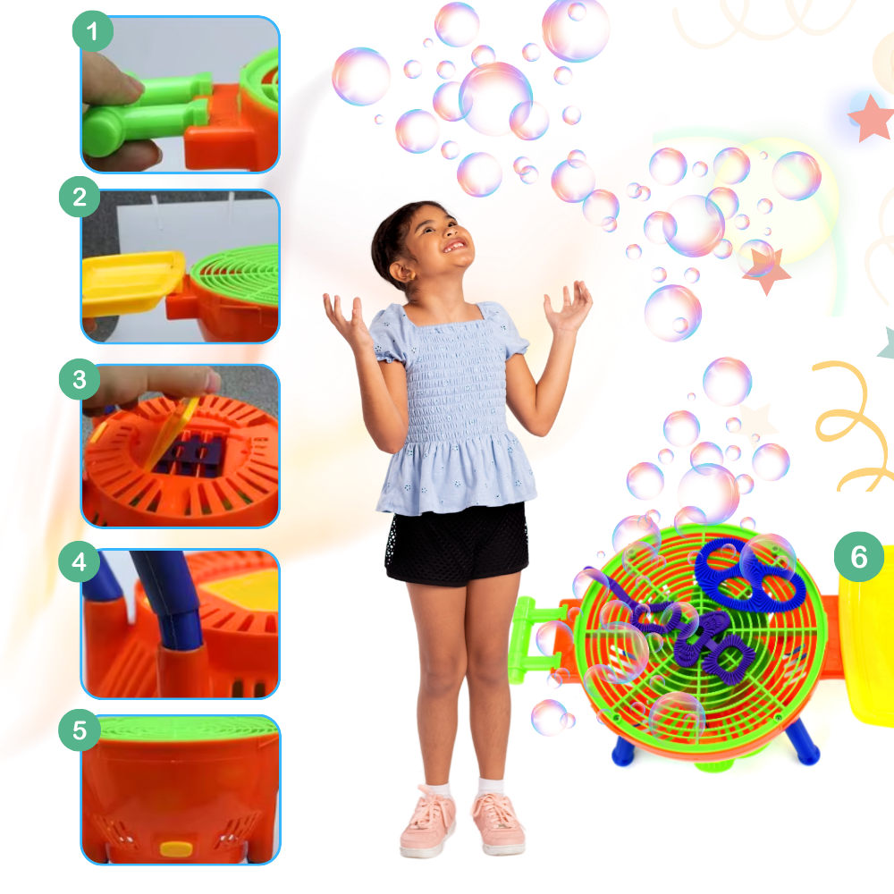 Máquina de burbujas con forma de barbacoa - Ozerty