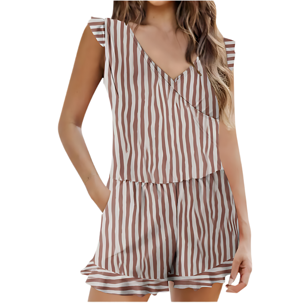 Mono de baño con sujetador incorporado -Raya - Ozerty