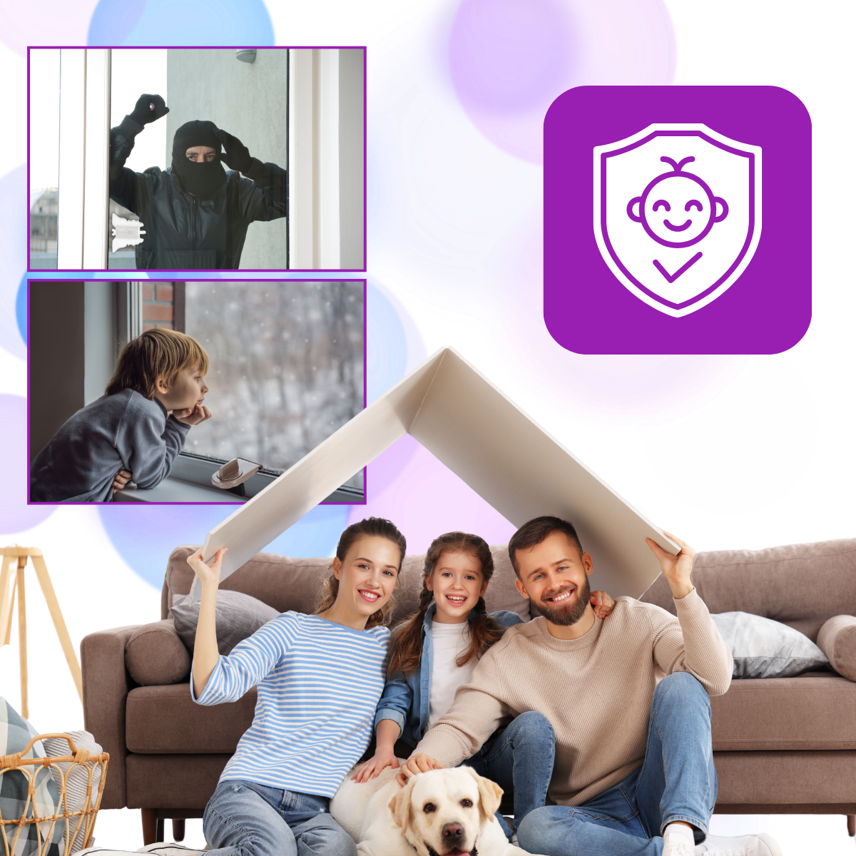 Cerradura antirrobo para puertas correderas - Ozerty