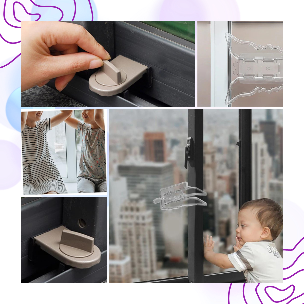 Cerradura antirrobo para puertas correderas - Ozerty