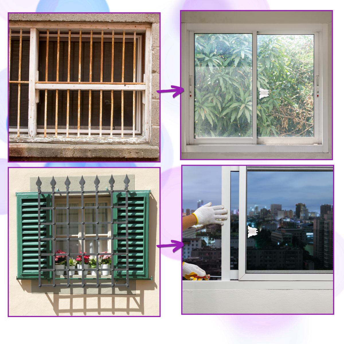 Cerradura antirrobo para puertas correderas - Ozerty