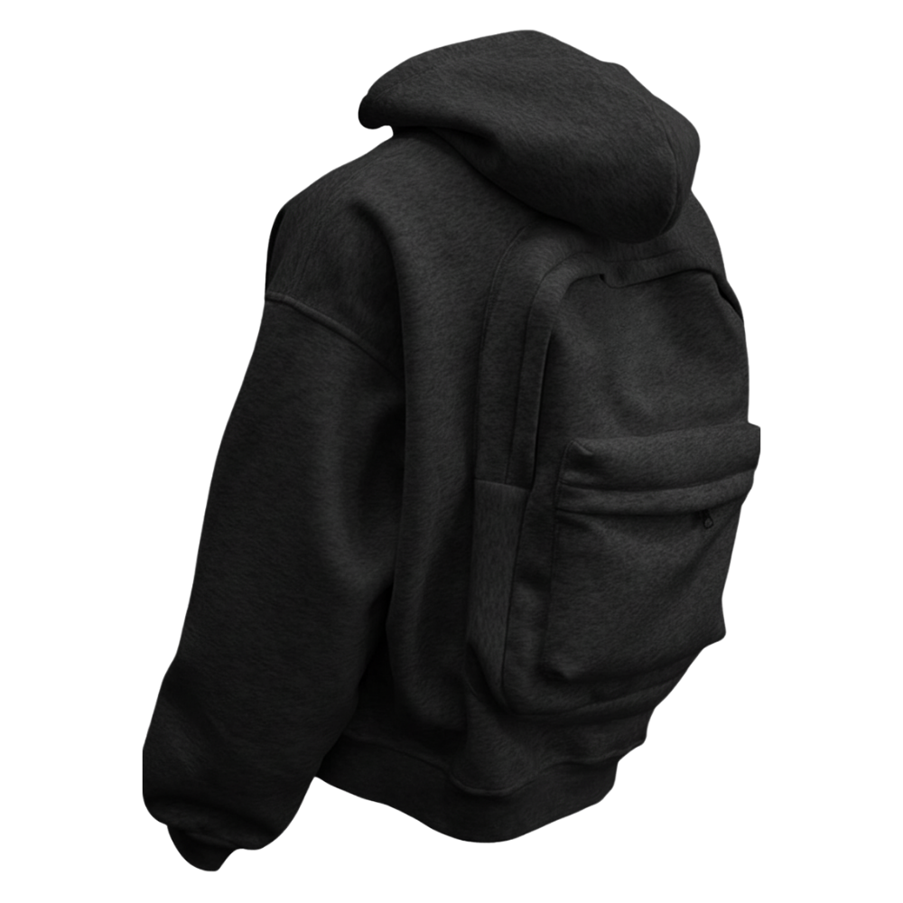 Sudadera con capucha Carry Wear Utility -Negro - Ozerty
