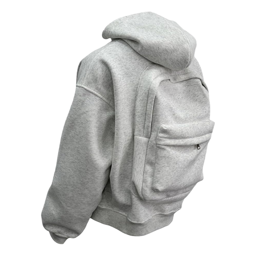 Sudadera con capucha Carry Wear Utility -Gris - Ozerty
