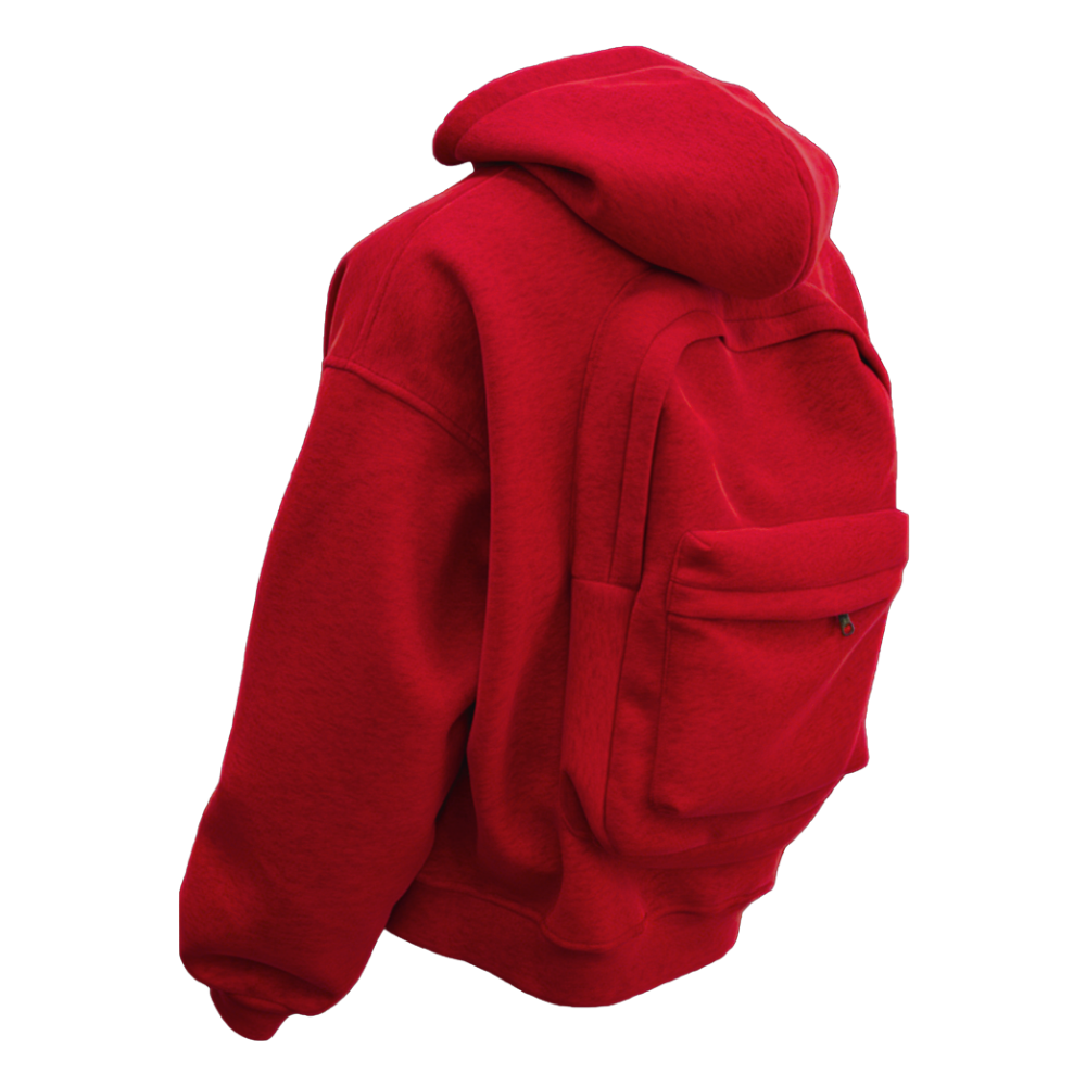 Sudadera con capucha Carry Wear Utility -Rojo - Ozerty