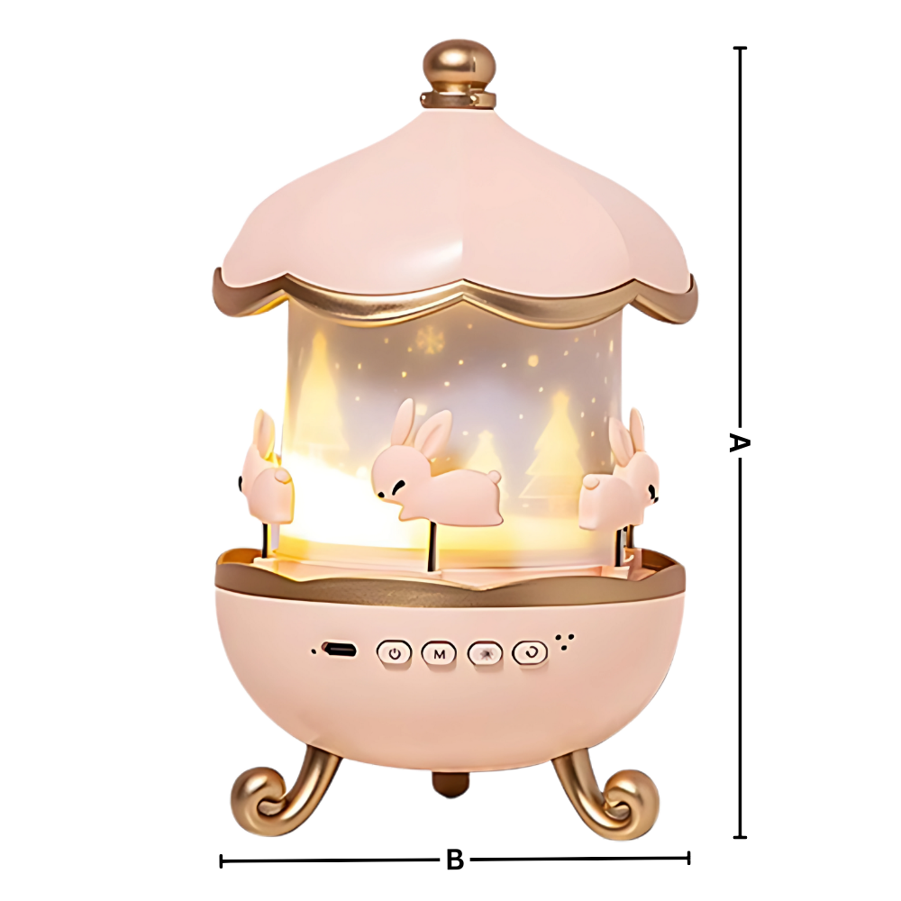 Lámpara nocturna con melodías relajantes - Ozerty