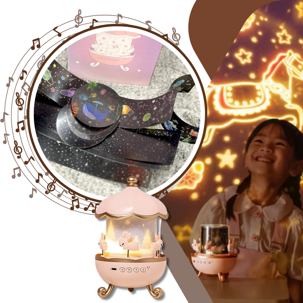 Lámpara nocturna con melodías relajantes - Ozerty