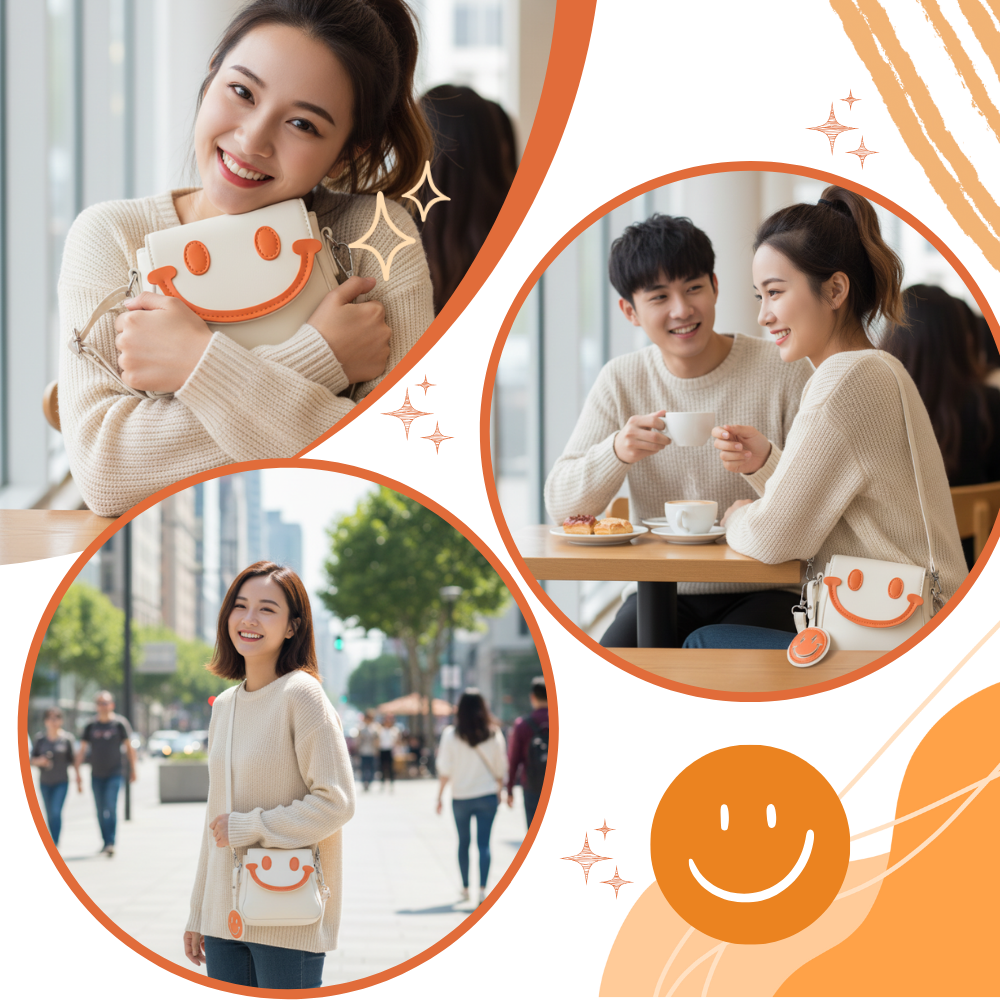 Bolso bandolera Cheerful Smile - Ozerty