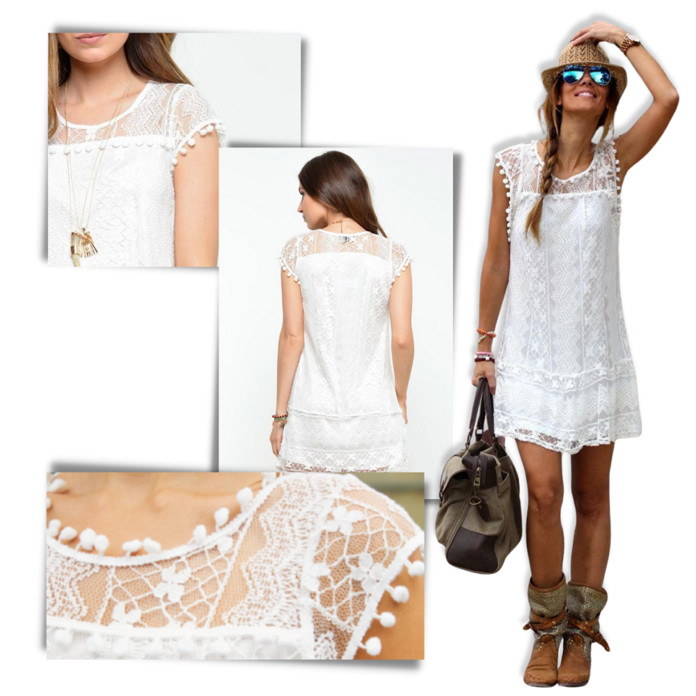 Vestido boho chic de encaje
- Ozerty