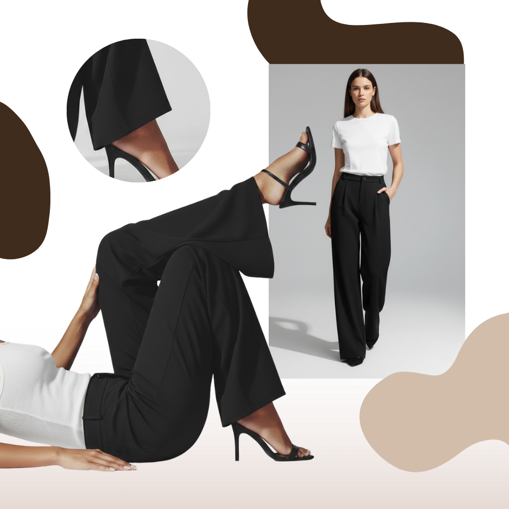 Pantalones anchos Chic Composure - Ozerty