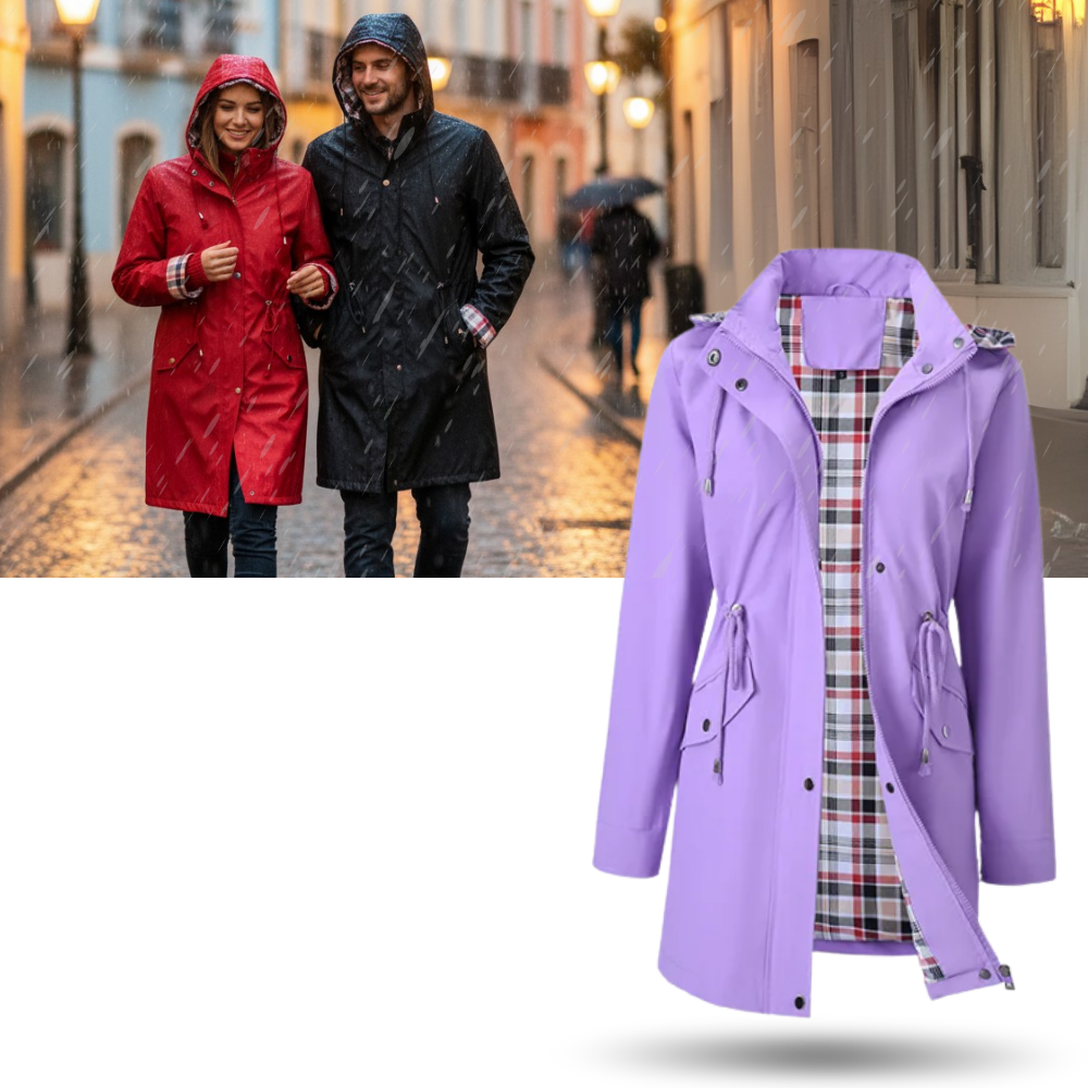 Elegante gabardina impermeable - Ozerty