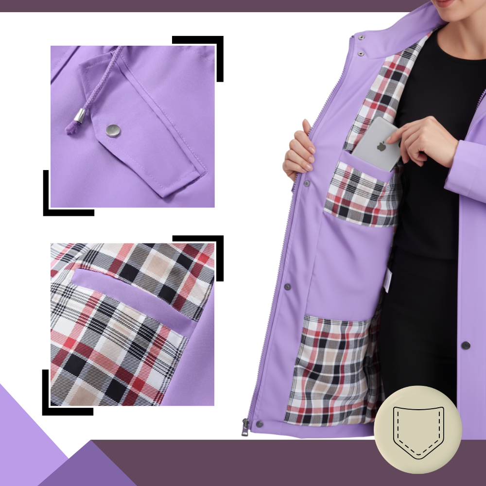 Elegante gabardina impermeable - Ozerty