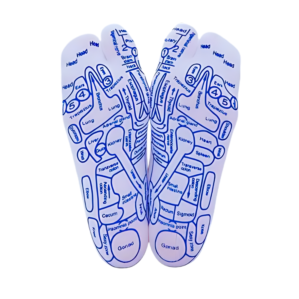 Calcetines de reflexología con tecnología de aumento de la circulación
-HombreMujer - Ozerty