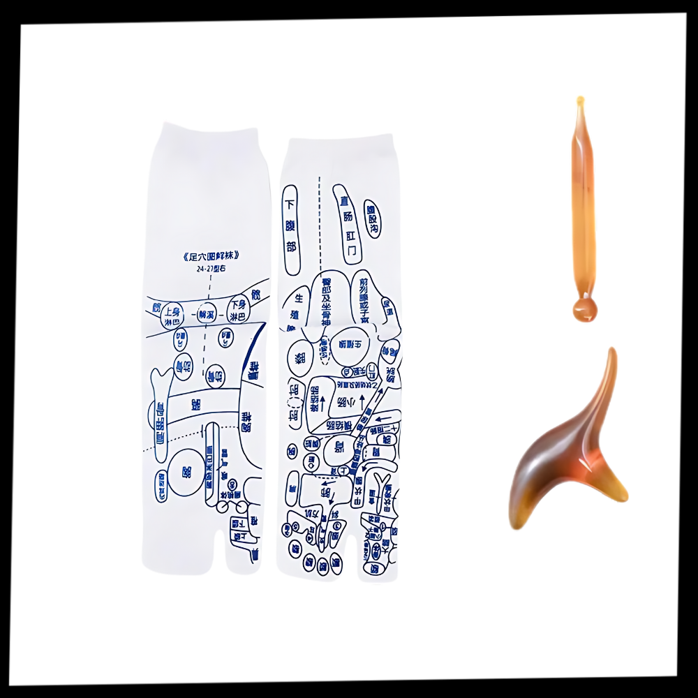 Calcetines de reflexología con tecnología de aumento de la circulación
- Ozerty