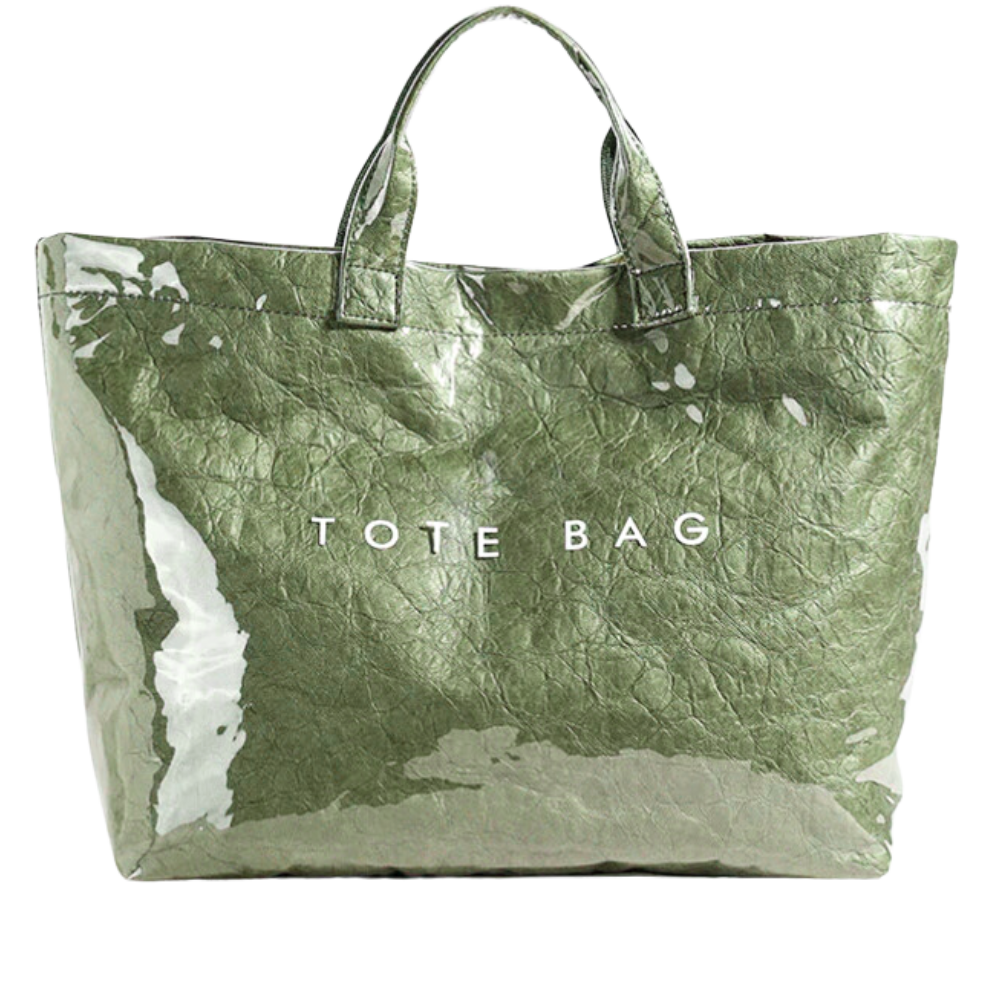 Bolso tote impermeable -Verde césped - Ozerty