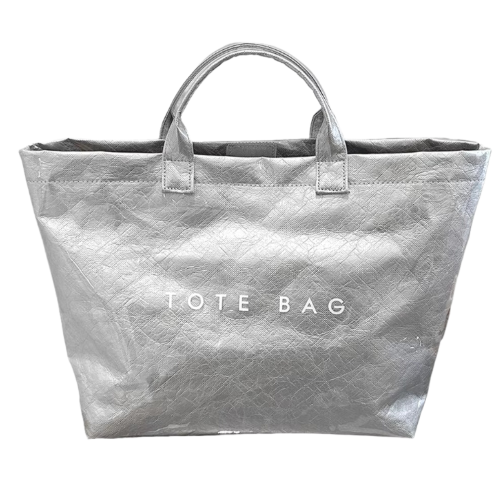Bolso tote impermeable -Plata - Ozerty