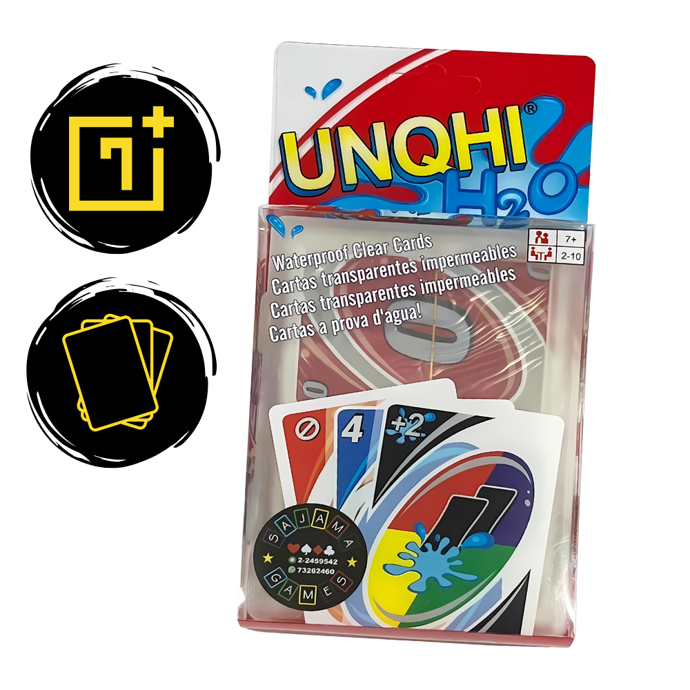 UNO versión clásica con cartas impermeables - Ozerty