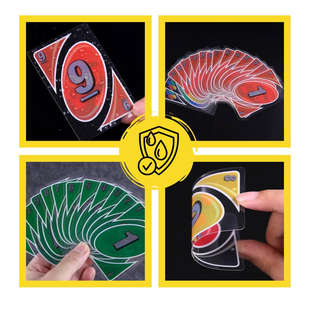 UNO versión clásica con cartas impermeables - Ozerty