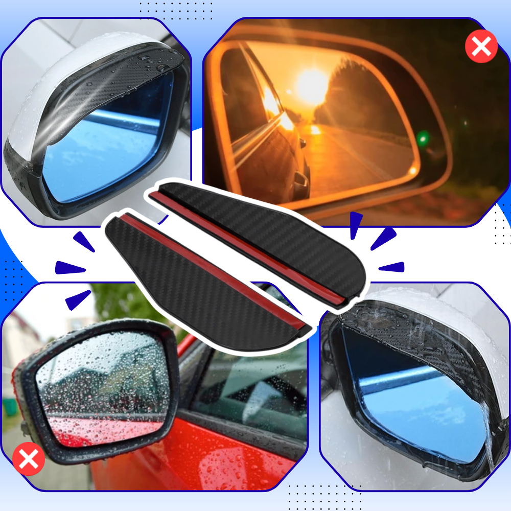 Visibilidad clara Espejo retrovisor Cejas - Ozerty