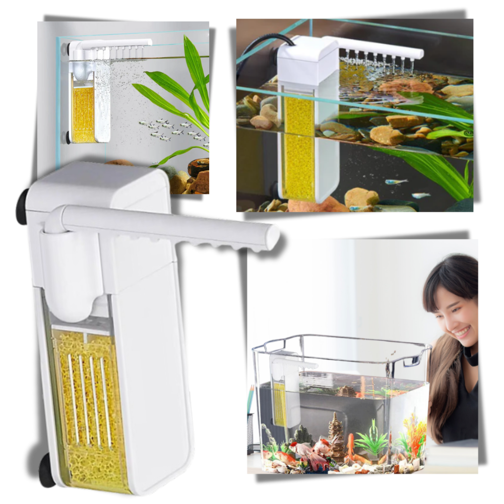 Bomba de filtro anti obstrucción para peceras - Ozerty