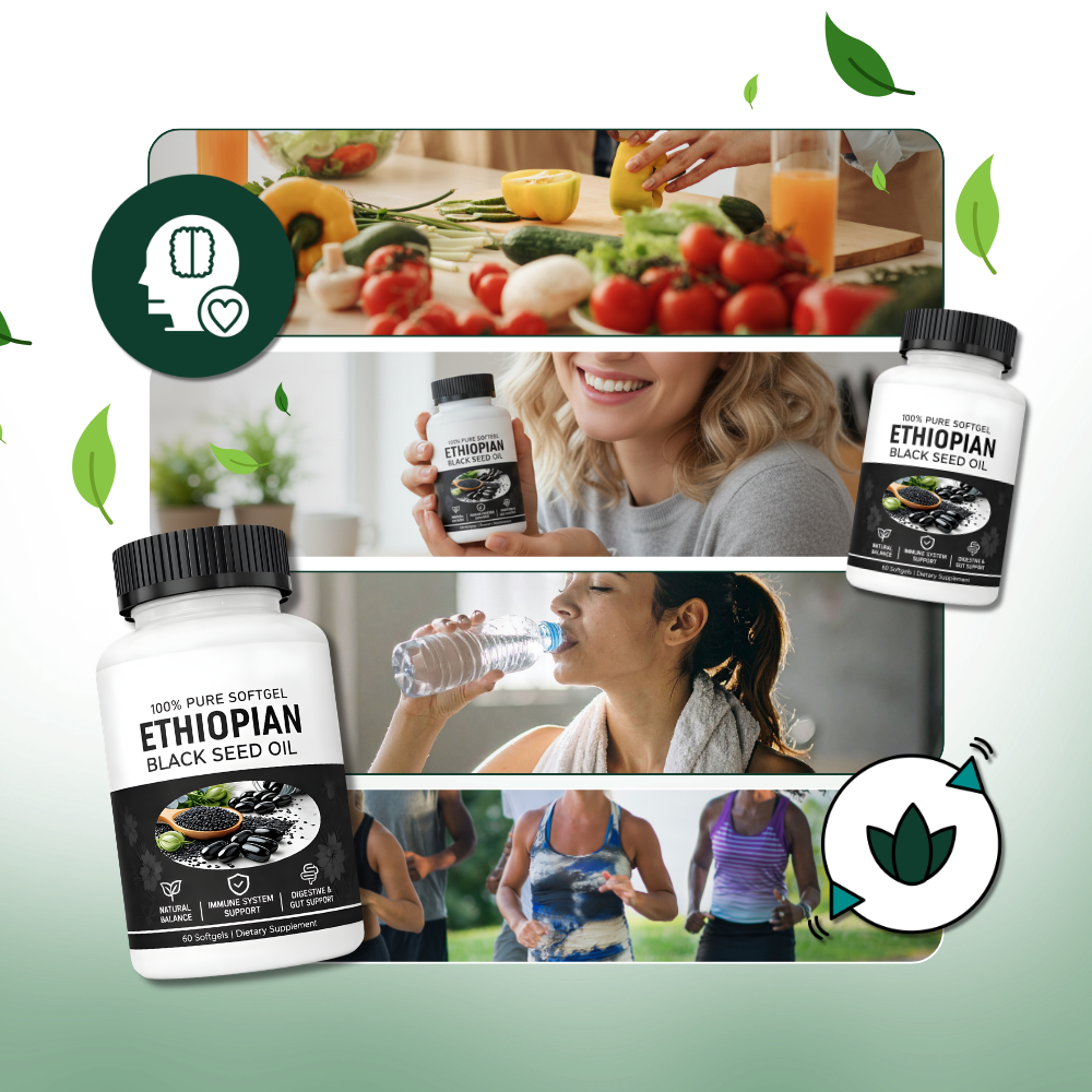 Cápsulas de aceite de semilla negra prensado en frío - Ozerty