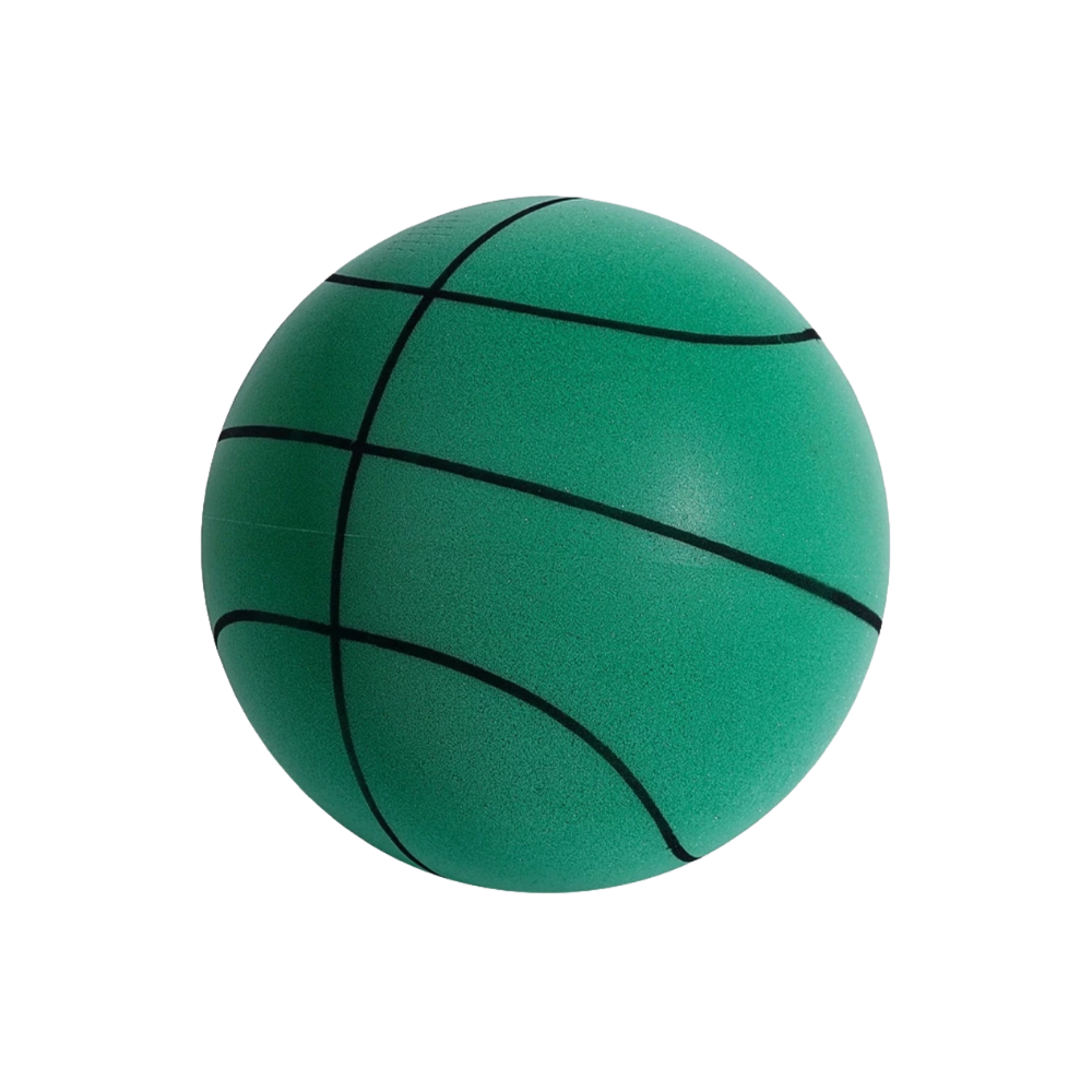 Pelota de baloncesto silenciosa
-Verde/24 cm / 9.4" - Ozerty