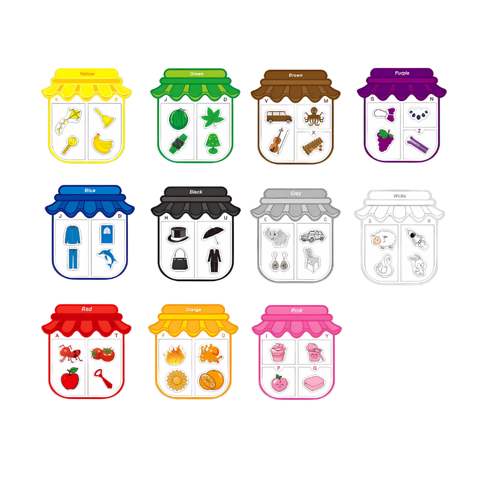 Imanes educativos de colores
- Ozerty