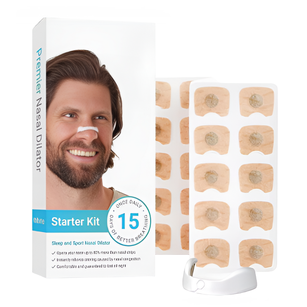 Tiras respiratorias y antirronquidos -Pack de 1 unidad - Ozerty