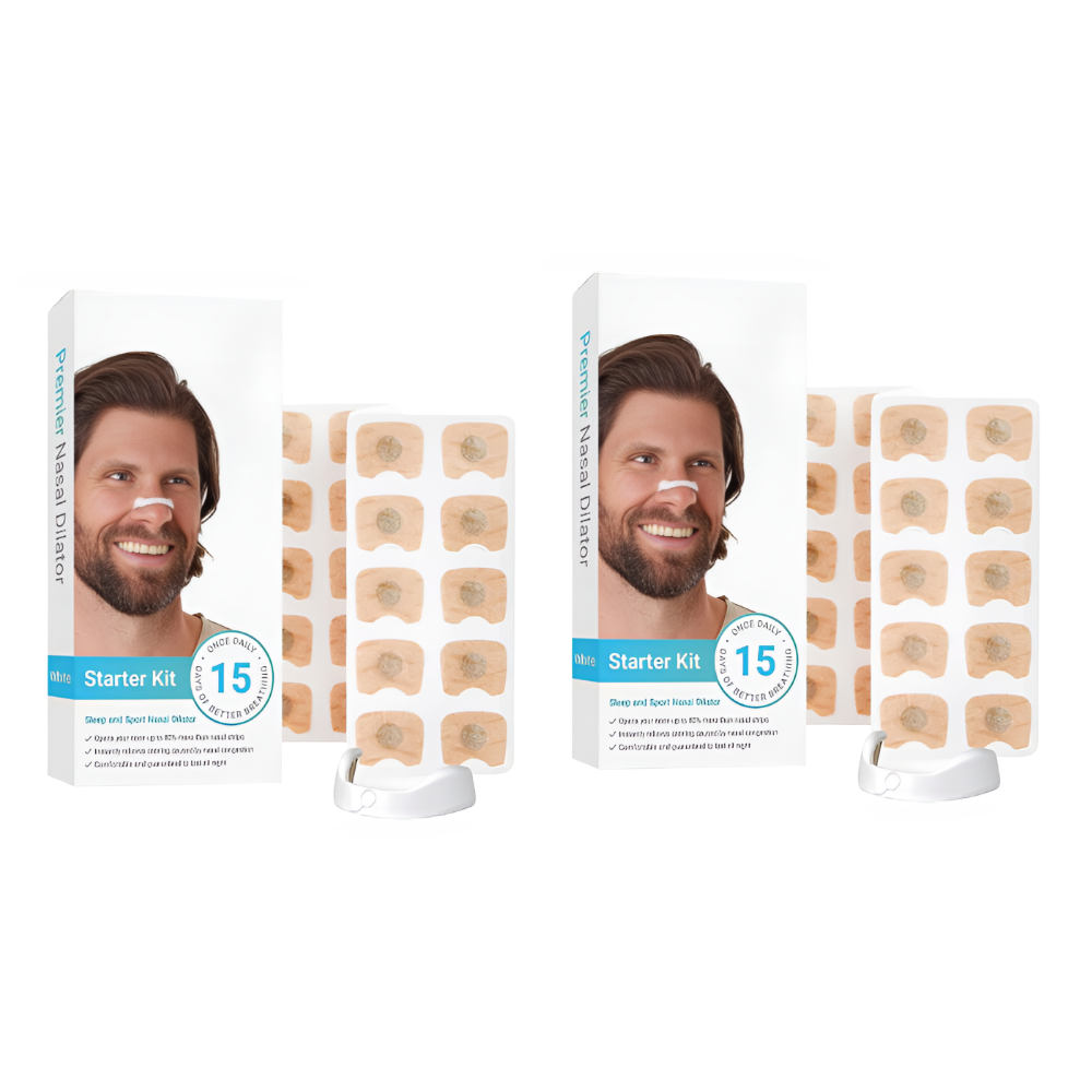 Tiras respiratorias y antirronquidos -Pack de 2 unidades - Ozerty