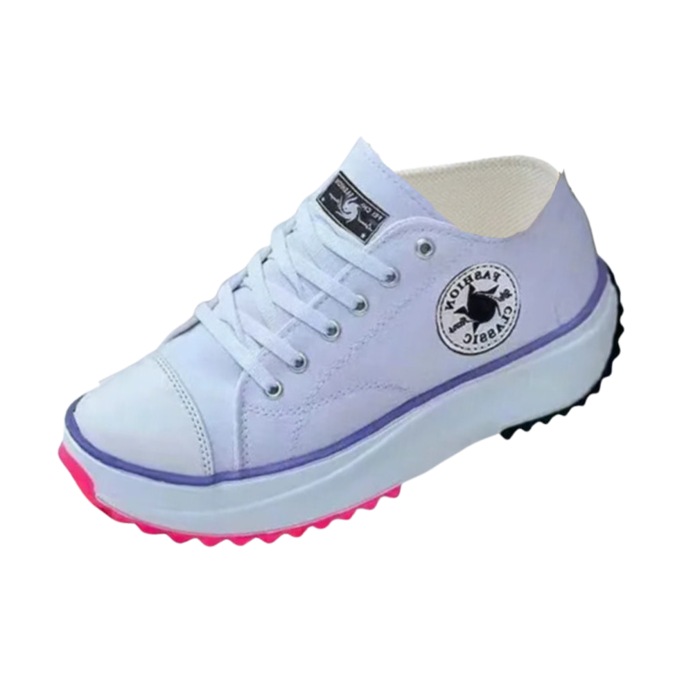 Sneakers de tela antideslizantes y con plataforma
-Blanco/EU35/US5/UK2Blanco/EU36/US6/UK3Blanco/EU37/US6.5/UK4Blanco/EU38/US7.5/UK5Blanco/EU39/US8.5/UK6Blanco/EU40/US9/UK7Blanco/EU41/US9.5/UK8Blanco/EU42/US10/UK9 - Ozerty