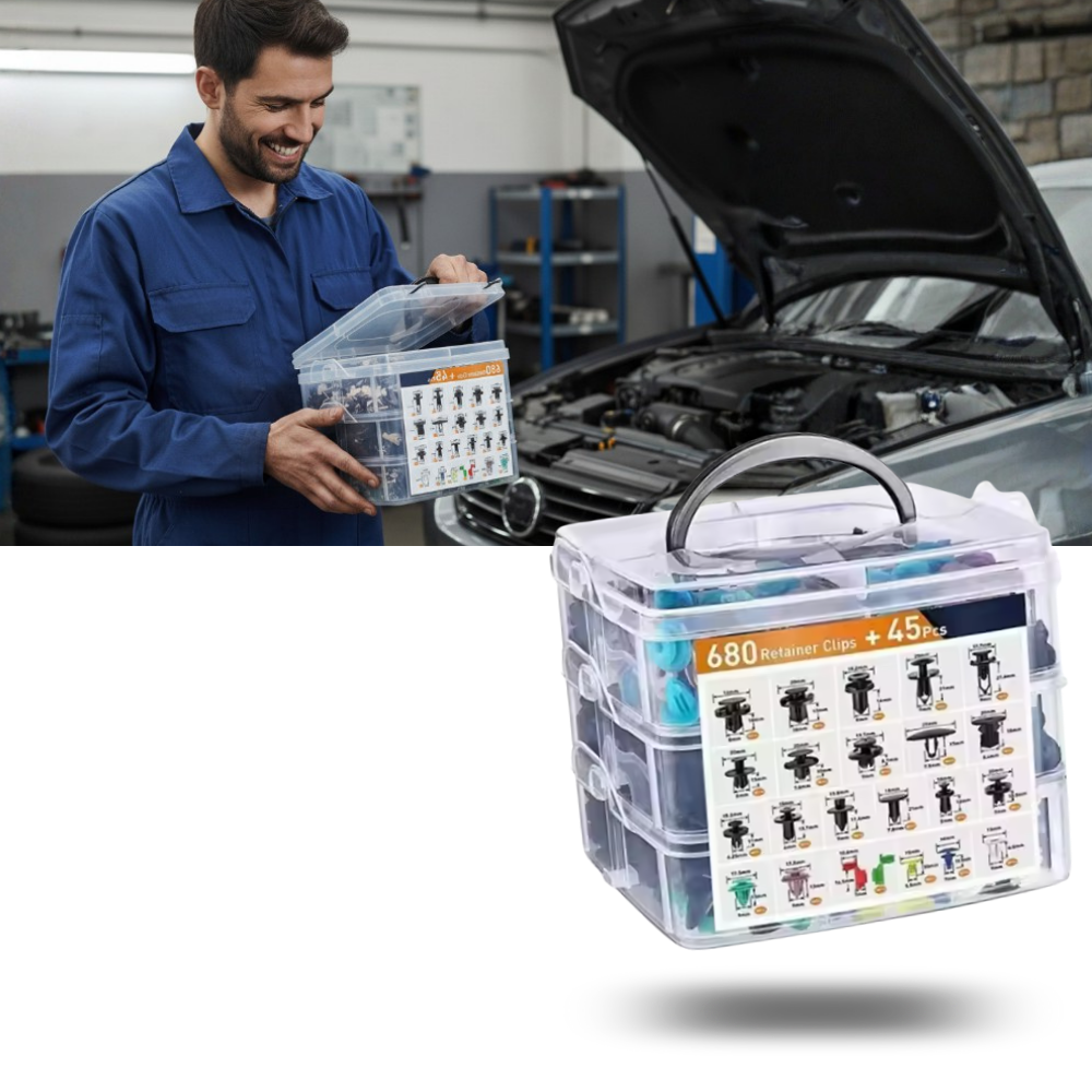 Kit completo de remaches para coche - Ozerty