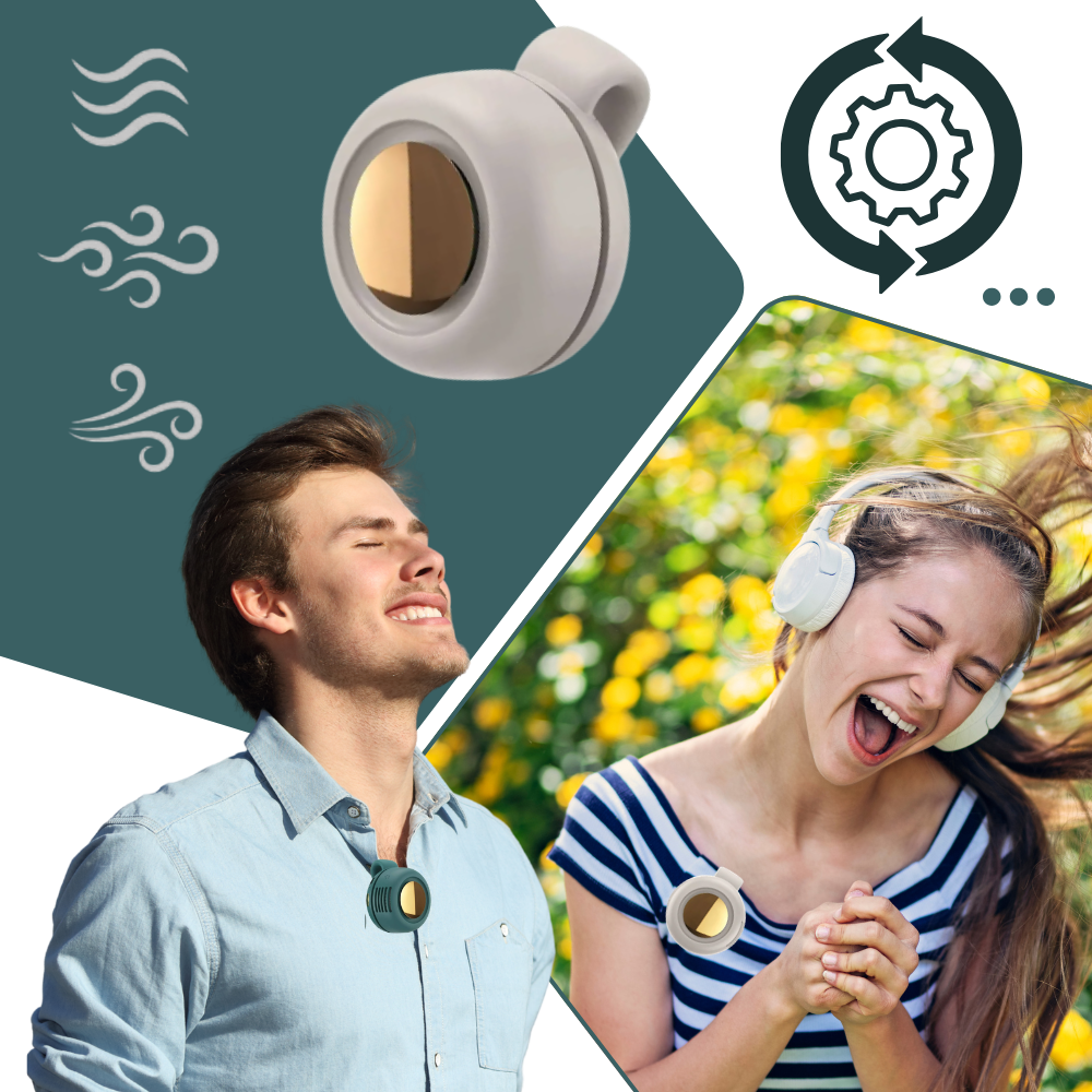 Ventilador de clip 360º, cómodo y discreto - Ozerty