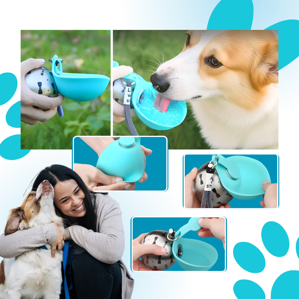 Práctica botella de agua para perros - Ozerty