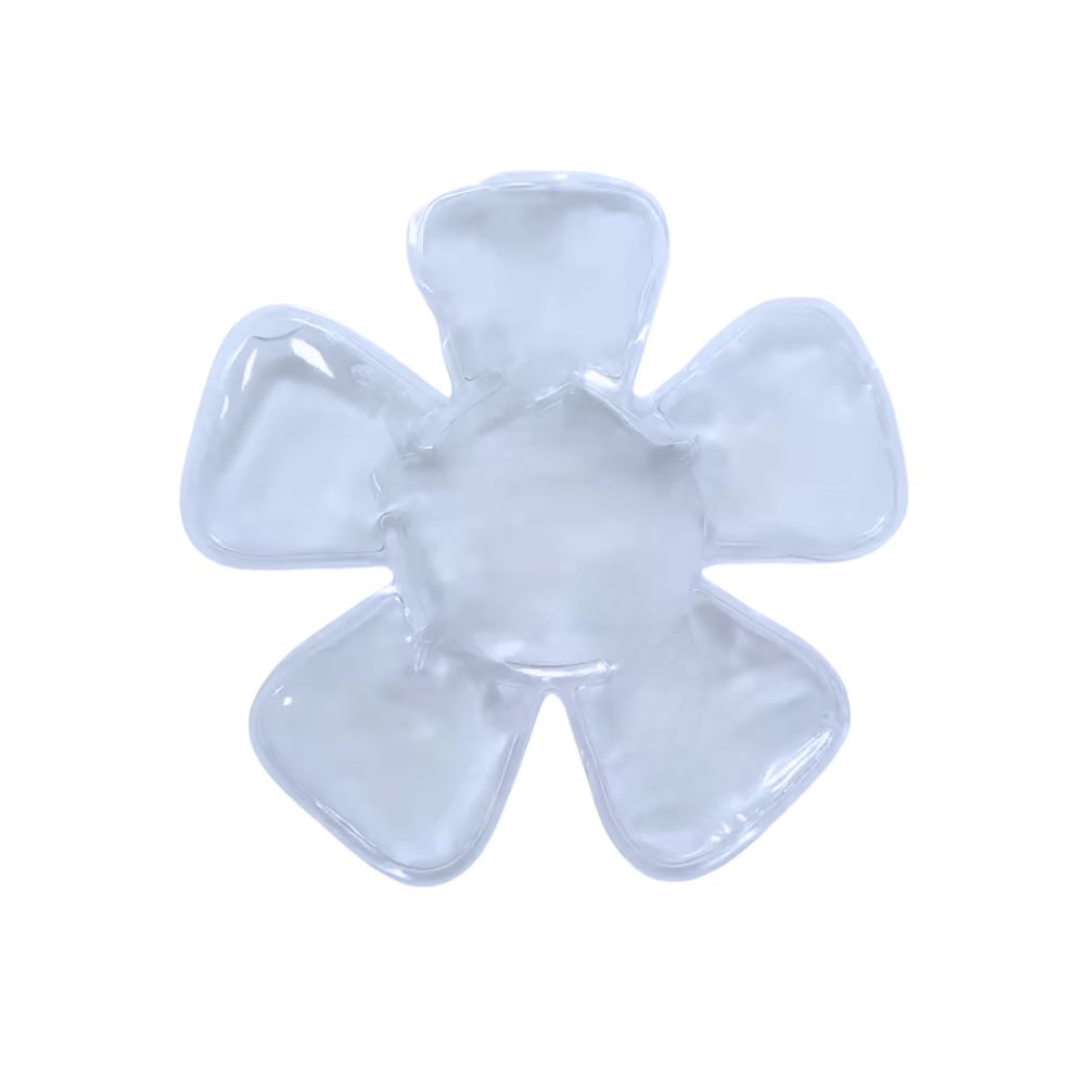 Almohadilla refrescante para el cuero cabelludo -Blanco - Ozerty