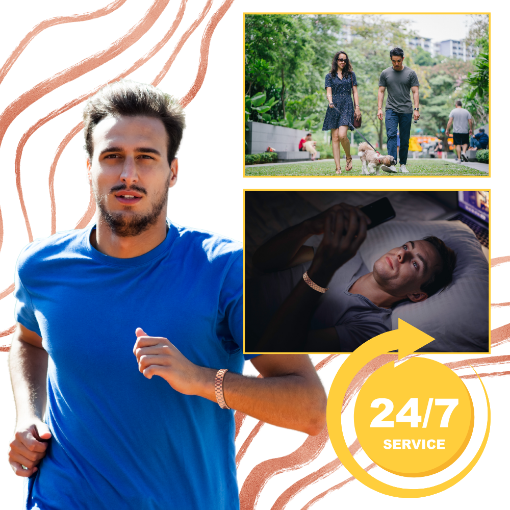 Pulsera de magnetoterapia de cobre - Ozerty