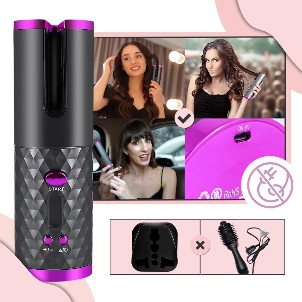 Rizador iónico inalámbrico - Ozerty