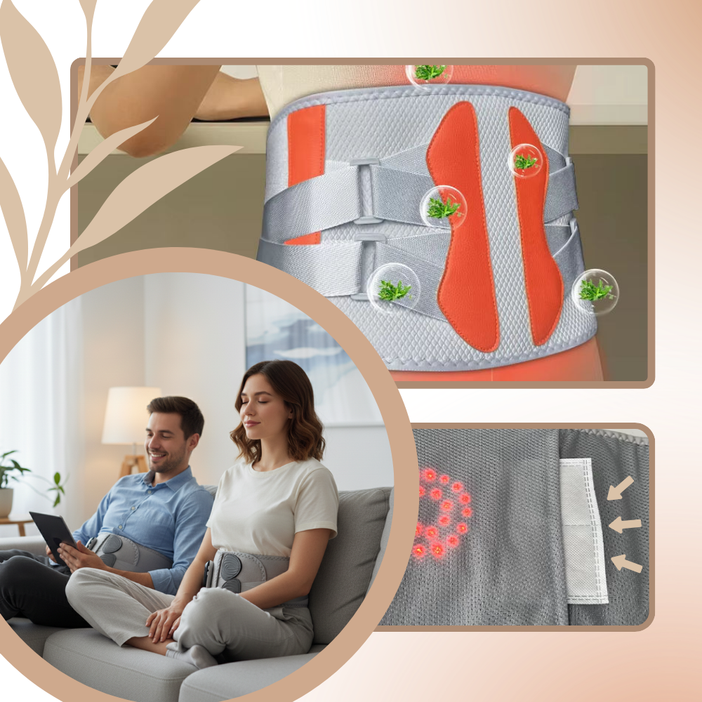 Masaje térmico para la ciática con corsé - Ozerty