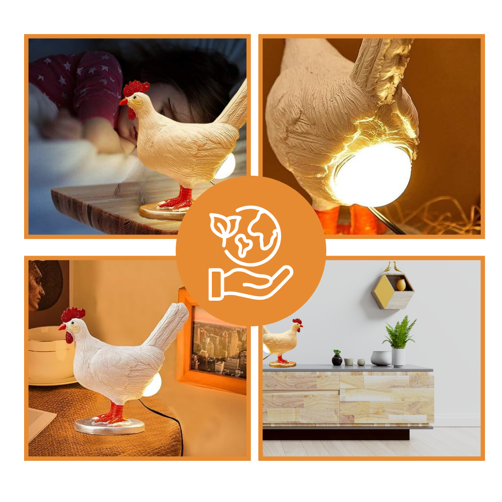 Lámpara huevo de gallina
- Ozerty