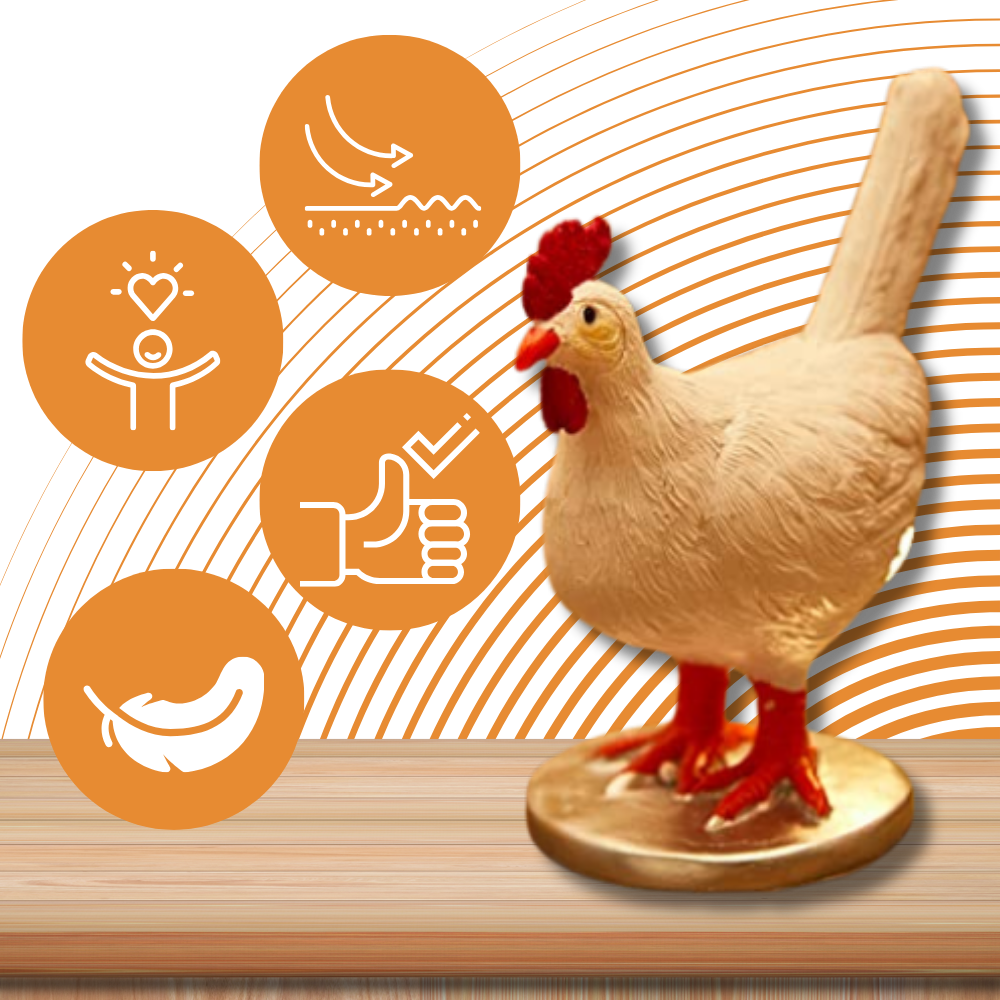 Lámpara huevo de gallina
- Ozerty