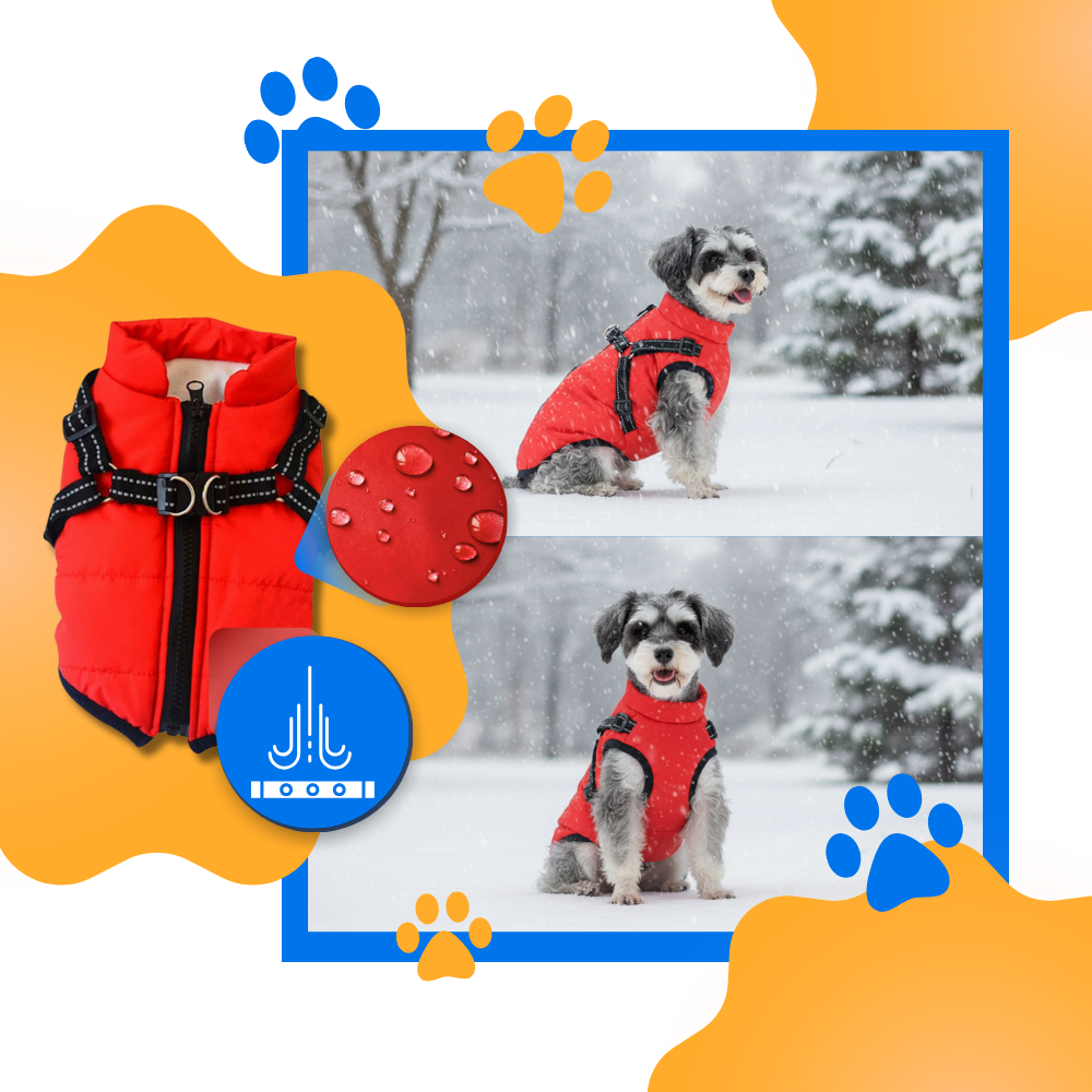 Arnés para perros Cozy Dog con chaqueta de invierno - Ozerty