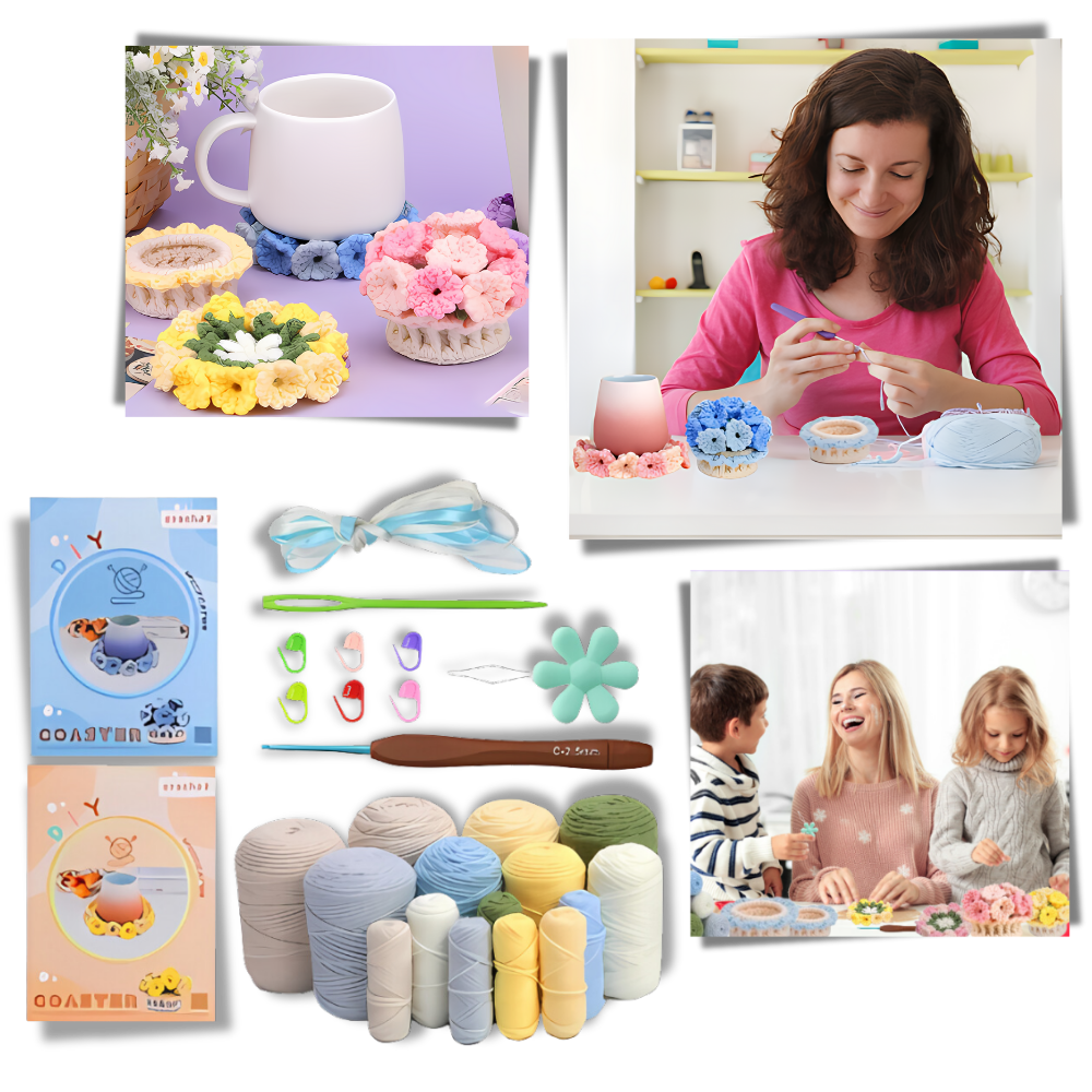 Set de posavasos creativos DIY
- Ozerty