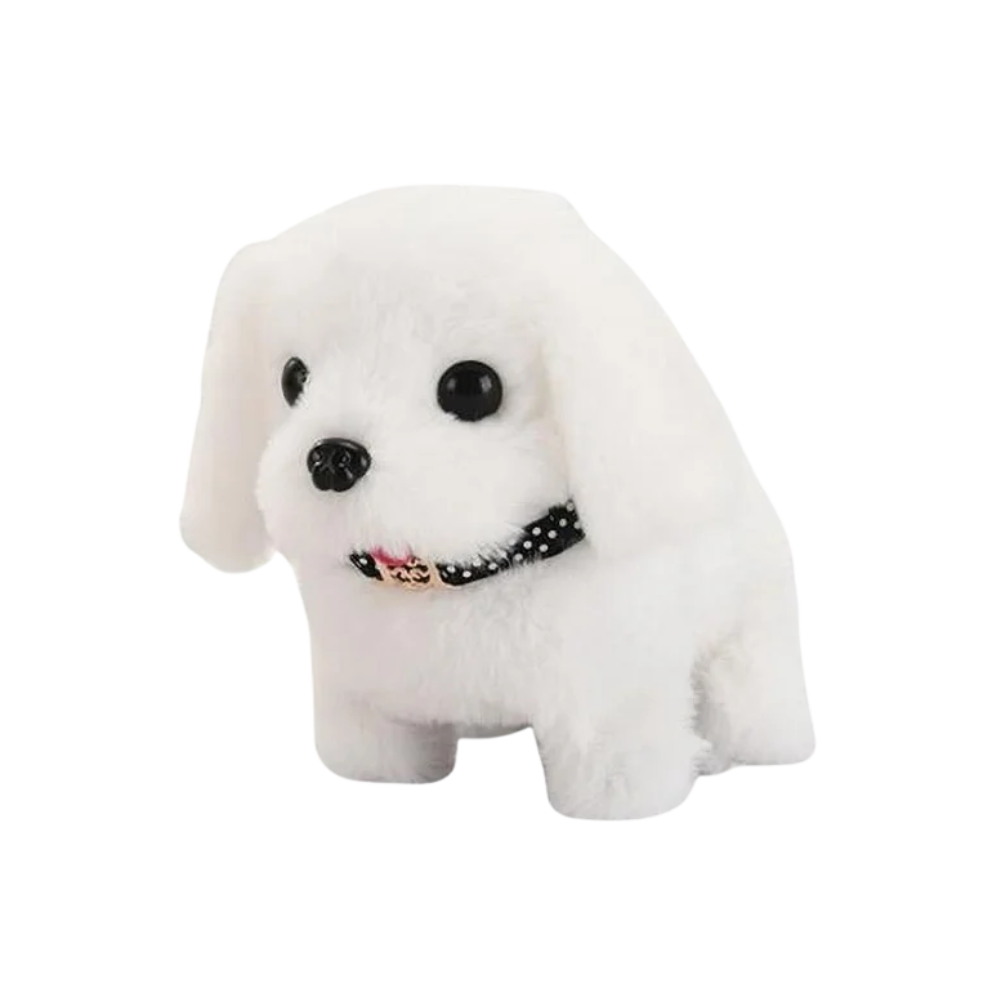Cachorro de peluche interactivo
-Labrador blanco - Ozerty