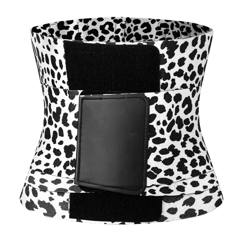Faja moldeadora para la cintura -Leopardo blanco - Ozerty