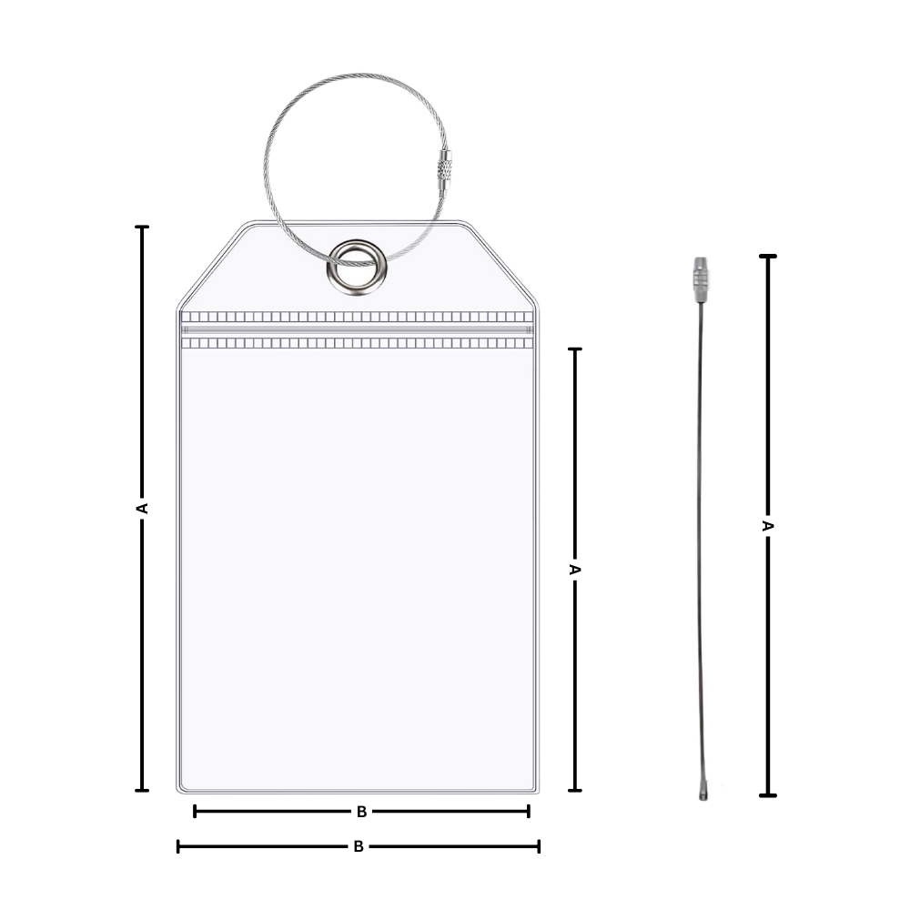 Etiqueta de equipaje impermeable personalizada - Ozerty