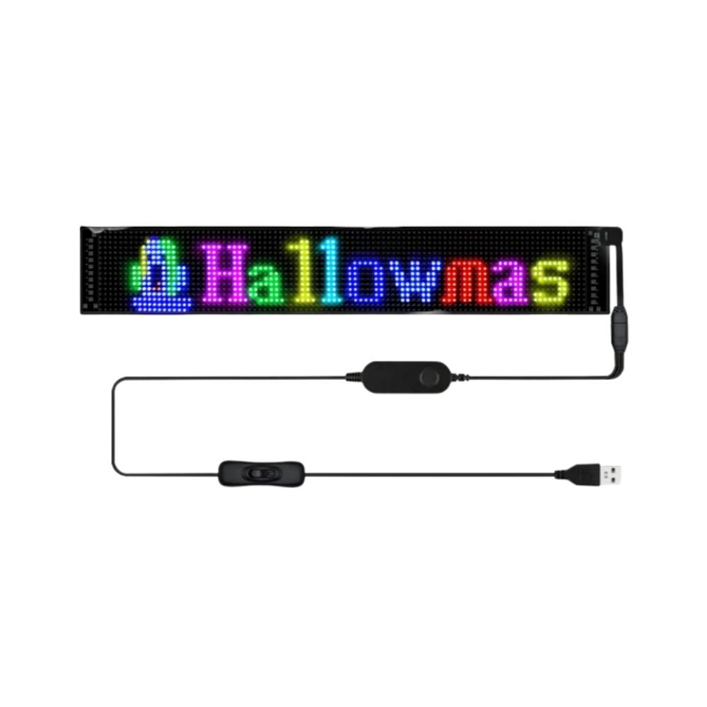 Panel LED flexible y personalizable
-65 x 10 cm / 25.39 x 3.94" - Ozerty